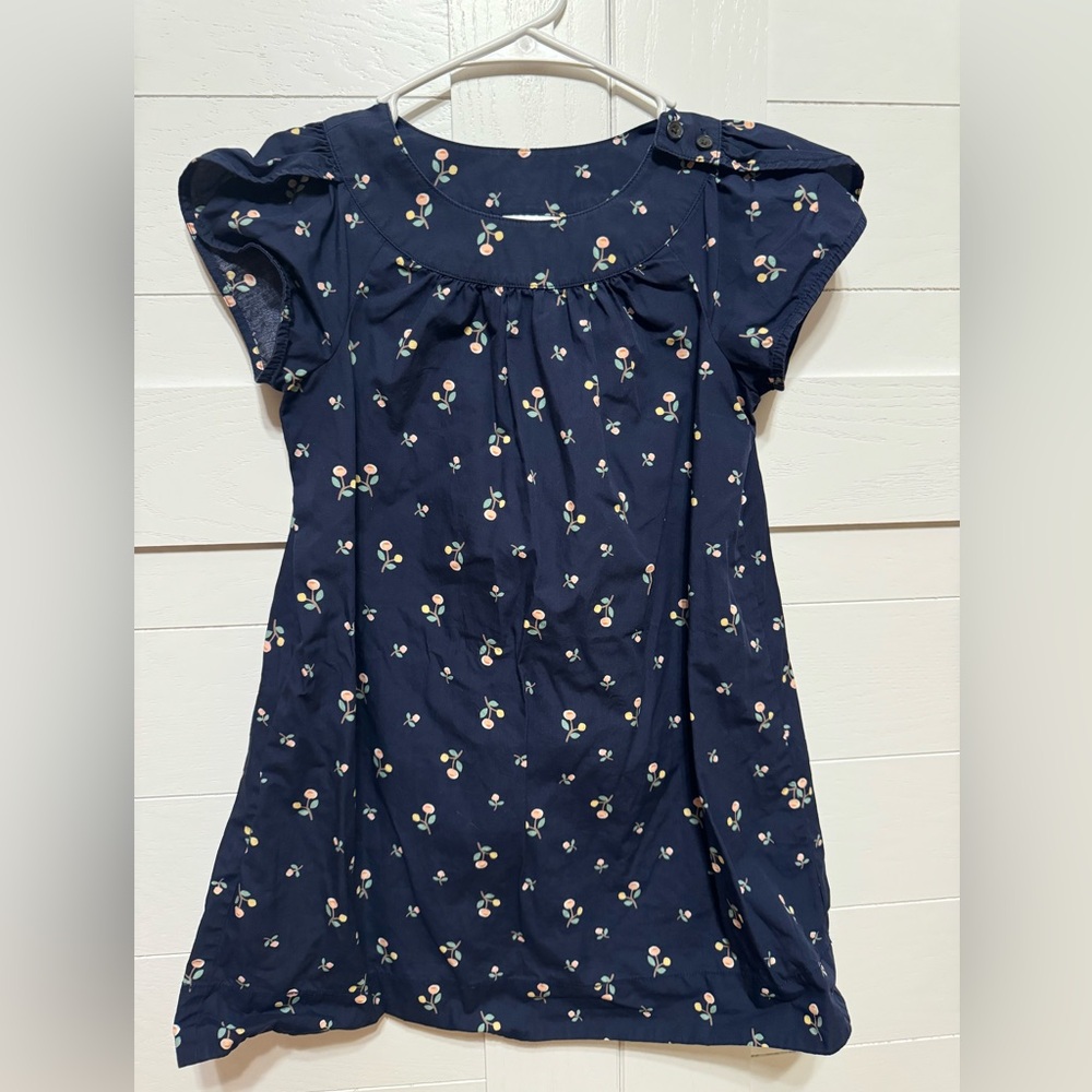 Girls Hanna Andersson dress - Size 130 (8) - Like New Condition